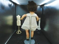 mama doll check dress slip bk